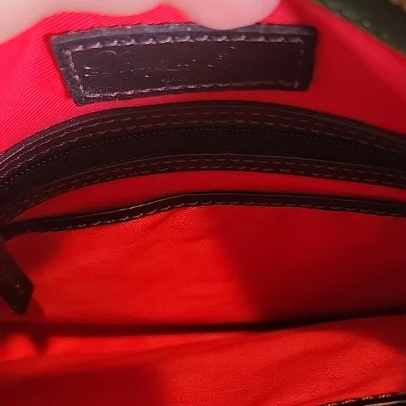 Dooney & Bourke Black Genuine Leather Crossbody Tassle Bag‎ - Picture 9 of 12